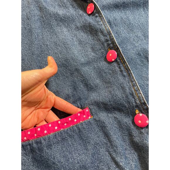 Vintage Carols's Denims 100% cotton jean jacket Size 3XL - Picture 6 of 8